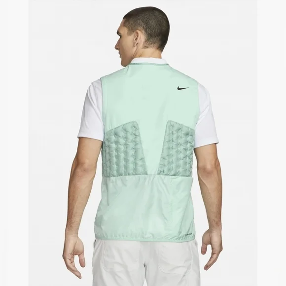 Nike Mens Golf Therma Fit Repel Full Zip Vest DX6078-346 Jade Ice